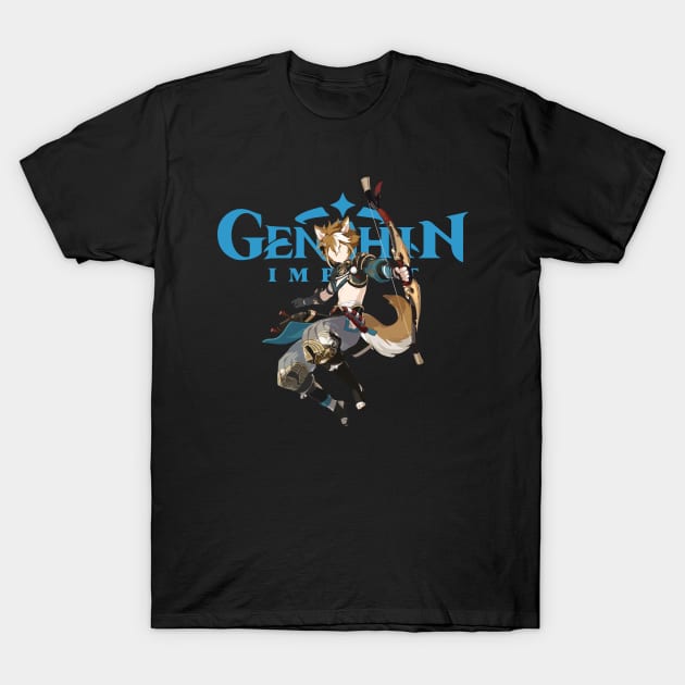 Genshin Impact Gorou T-Shirt by Rendigart